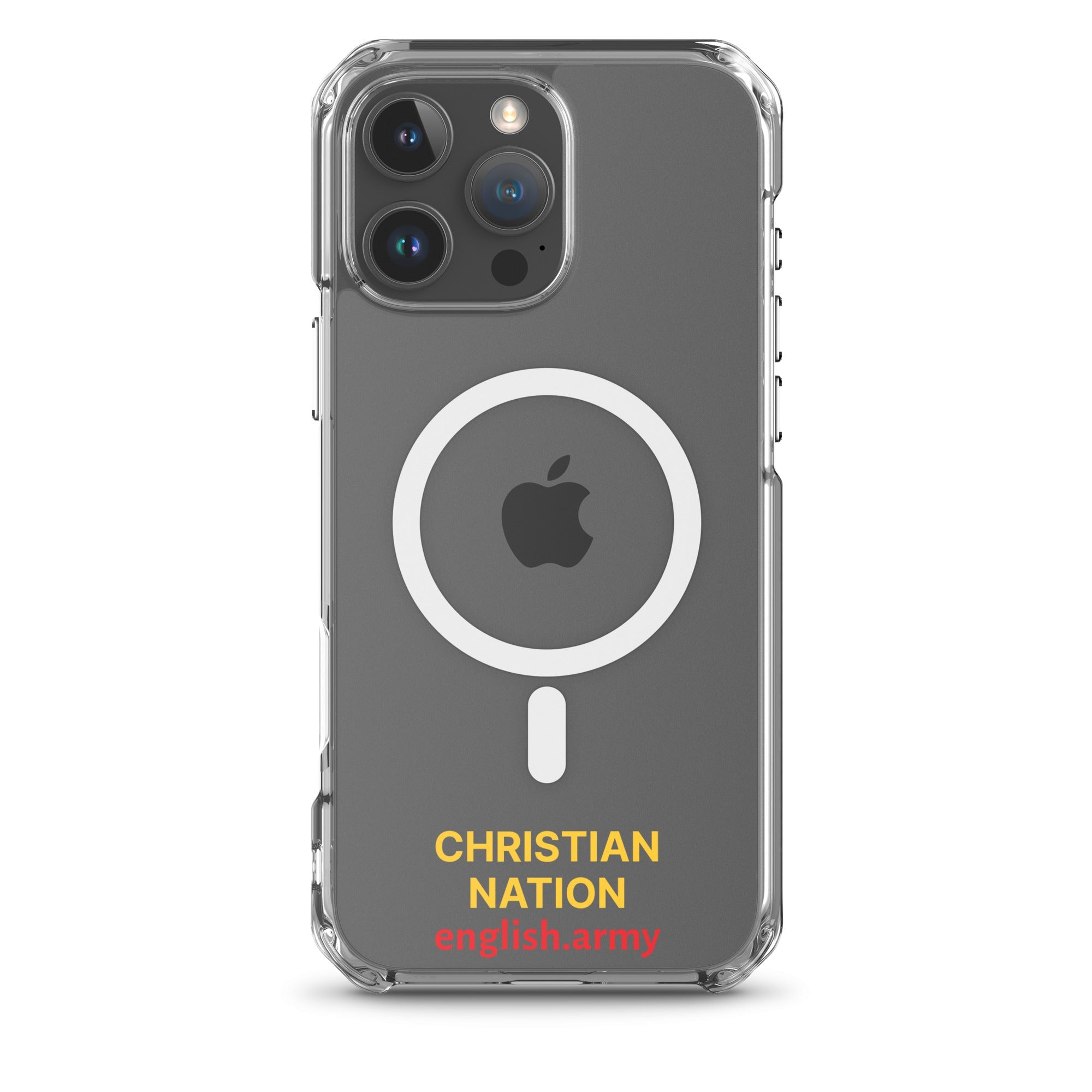 Christian Nation - MagSafe® Clear Case for iPhone®