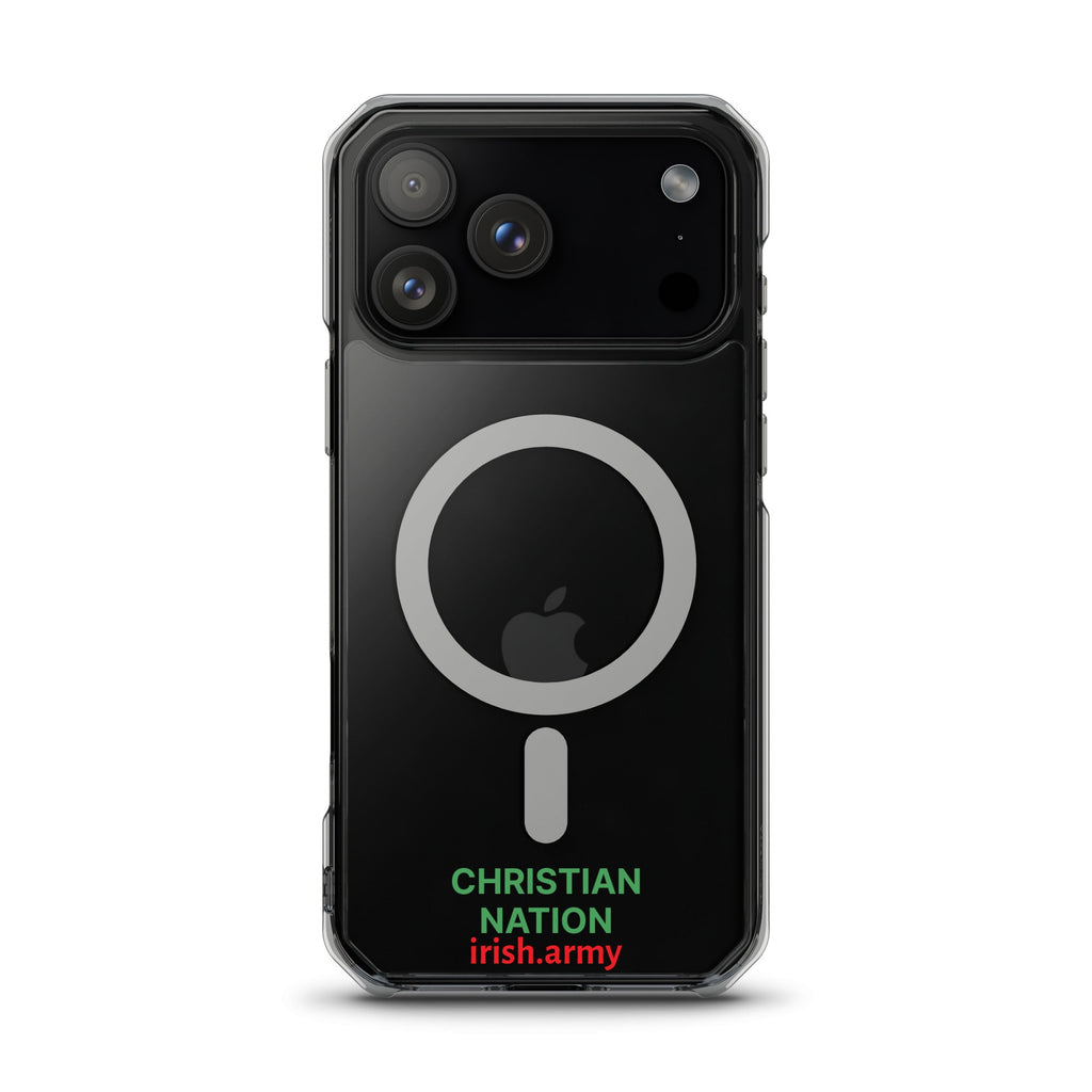 Christian Nation - MagSafe® Clear Case for iPhone®