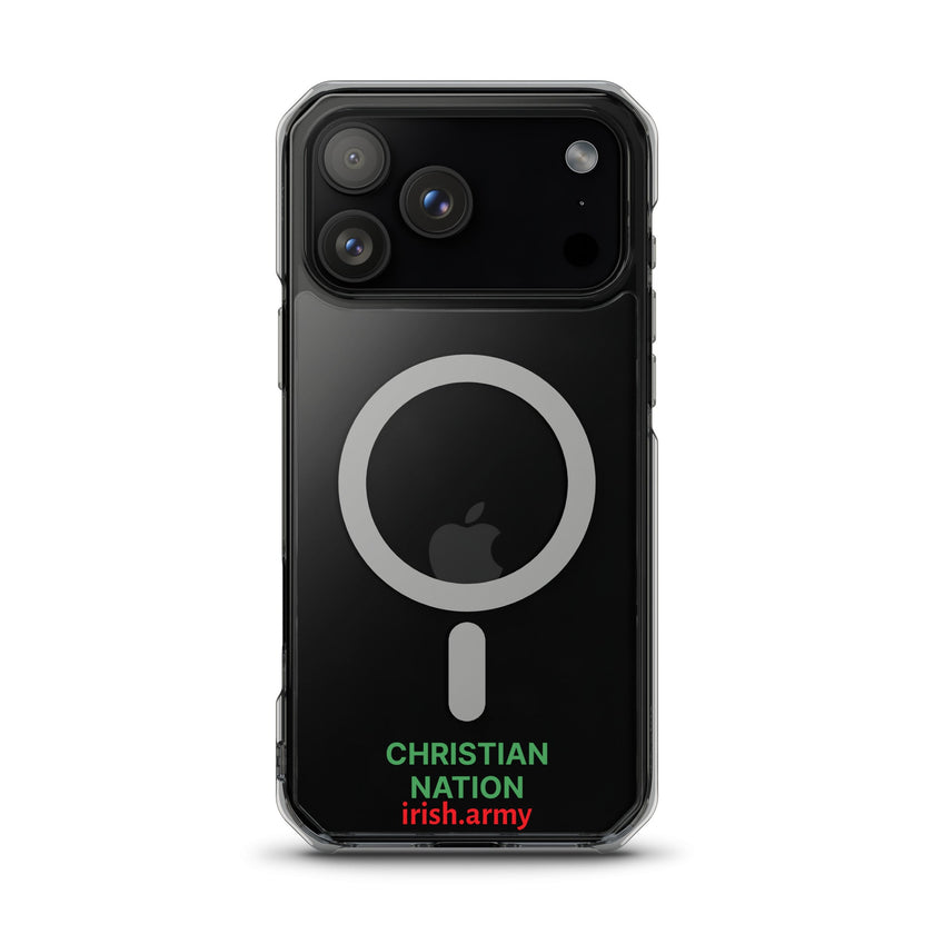 Christian Nation - MagSafe® Clear Case for iPhone®