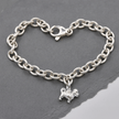 Maltipoo Silver Dog Charm