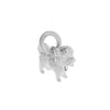 Maltipoo Silver Dog Charm