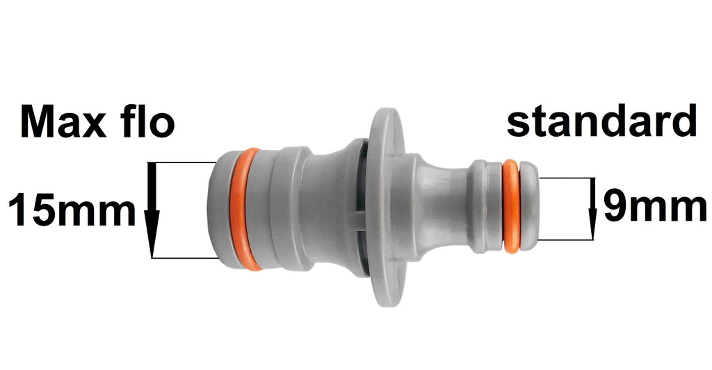 Female Hose Connector Max Flo 3/4" Hose WL