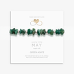 Green Agate Stone Bracelet
