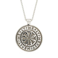 Travel Viking Rune Personalised Silver Necklace