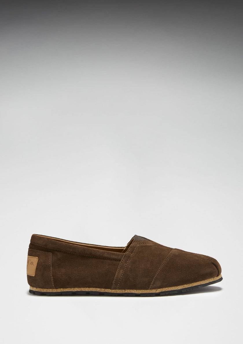 Tyre Sole Espadrilles, brown suede