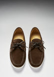 Deck Shoes, brown suede