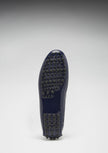 Penny Driving Loafers, navy blue patent leather