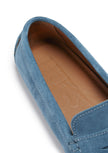 Penny Driving Loafers, petrol blue suede