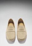 Penny Driving Loafers, taupe suede