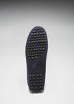 Tasselled Driving Loafers, navy blue suede