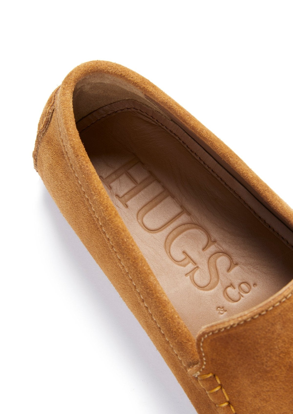Tasselled Driving Loafers, tobacco suede