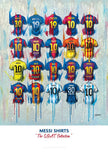Messi - A Goat Collection A2 Signed Limited Edition Prints