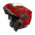Daytona Glide Modular Motorcycle Helmet - DOT & ECE Approved, Bluetooth Ready, Dual Visor, Men/Women/Youth - Black Cherry