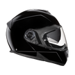 Daytona Glide Modular Motorcycle Helmet - DOT & ECE Approved, Bluetooth Ready, Dual Visor, Men/Women/Youth - Hi-Gloss Black