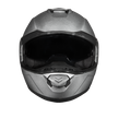 Daytona Glide Modular Motorcycle Helmet - DOT & ECE Approved, Bluetooth Ready, Dual Visor, Men/Women/Youth- Silver Metallic