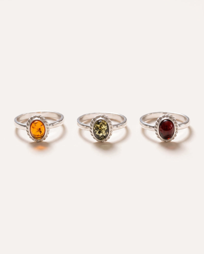 Mini Amber Quintessence Ring