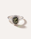 Mini Green Amber Quintessence Ring