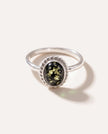 Mini Green Amber Quintessence Ring