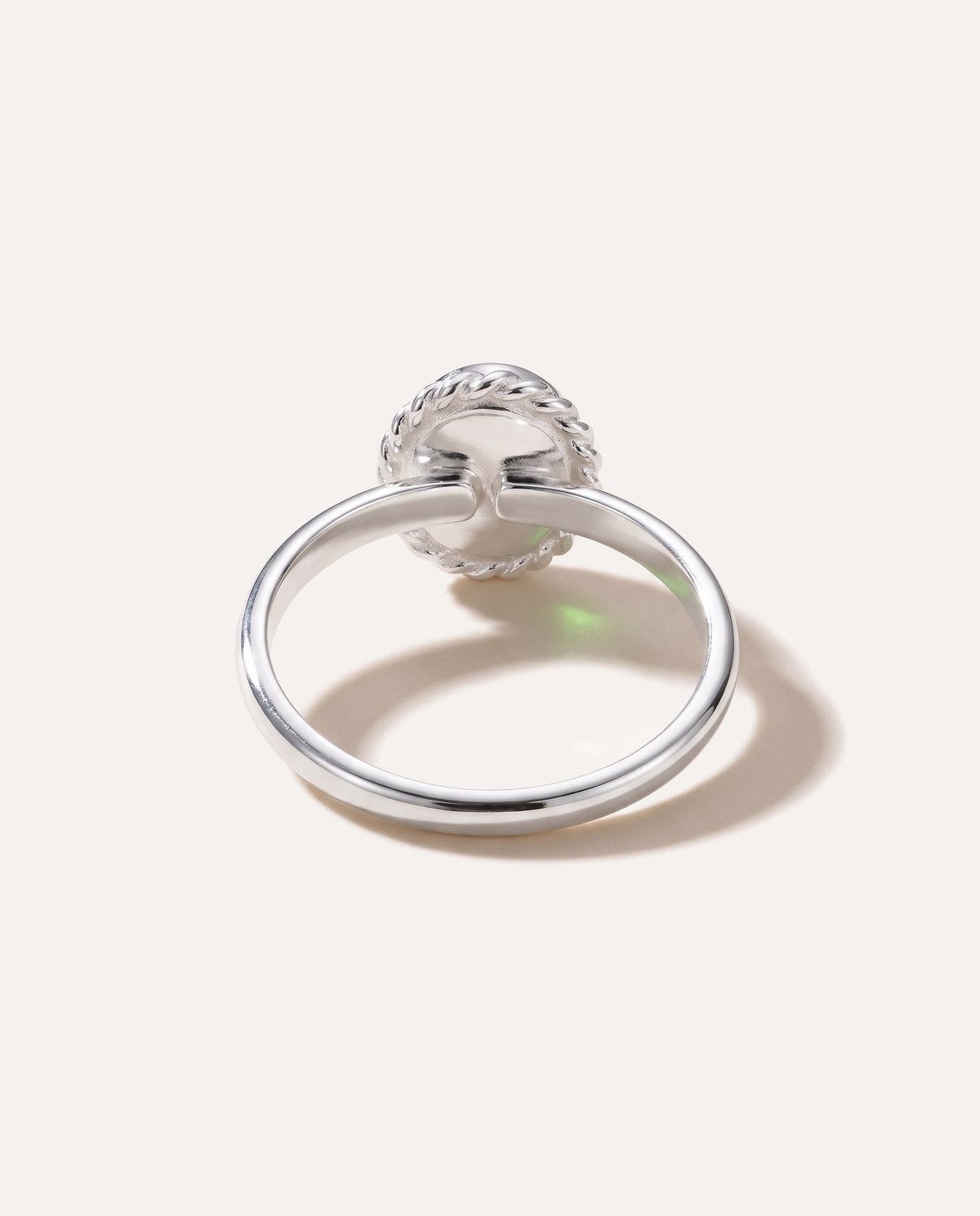 Mini Green Amber Quintessence Ring