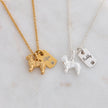 Miniature Schauzer Personalised Silver Dog Tag Necklace