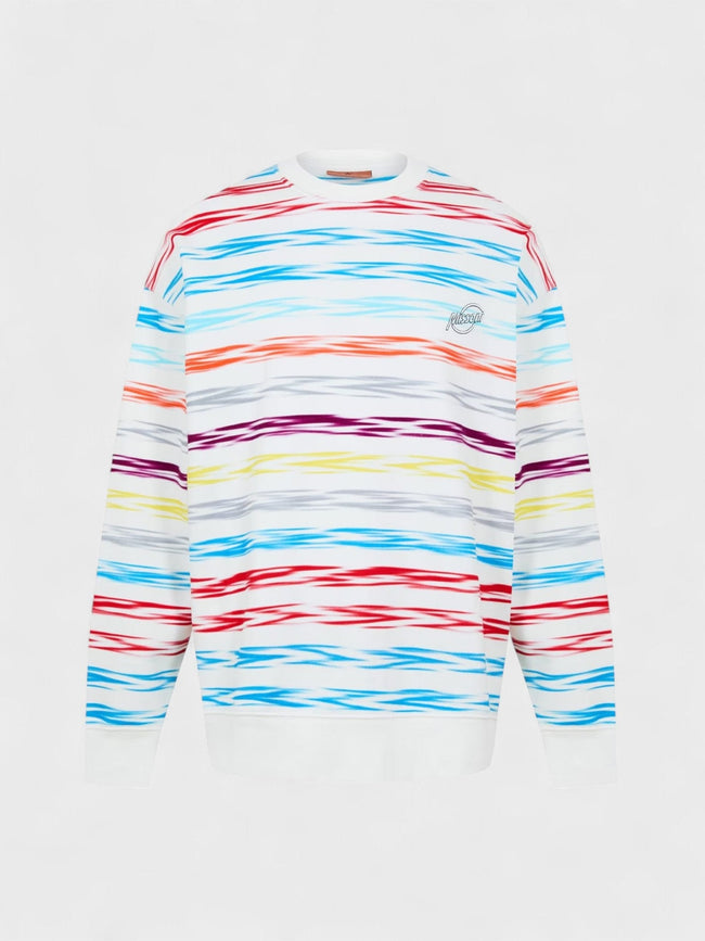 Missoni Printed Crewneck Sweatshirt Multi White