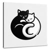 Cuddling Cats Canvas