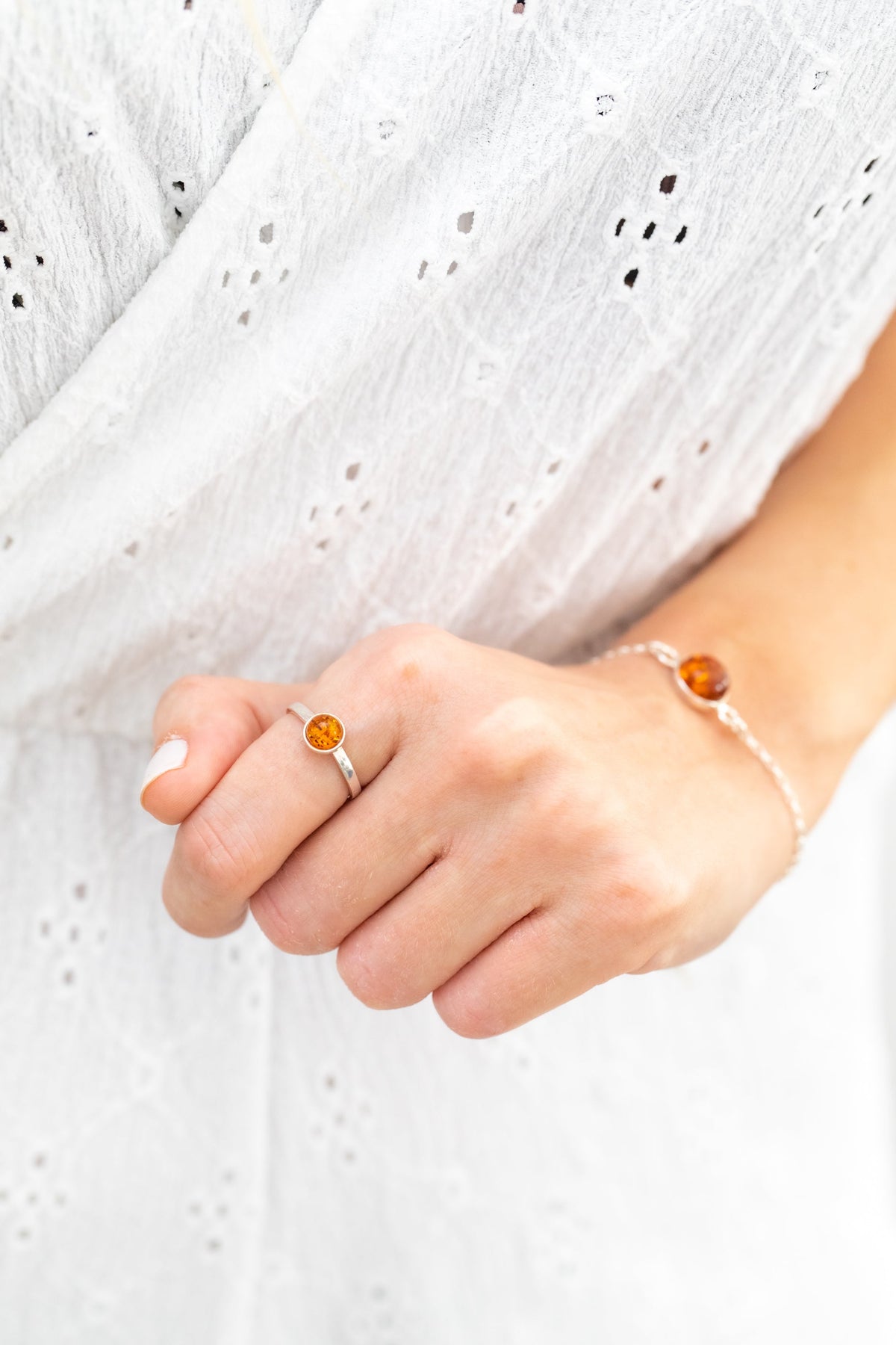 ESSENTIALS Mini Amber Stapelring