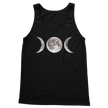 Triple Goddess Ladies Vest Top | Sleeveless Moon Phase Tank