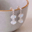 Moonstone Gemstone Earrings