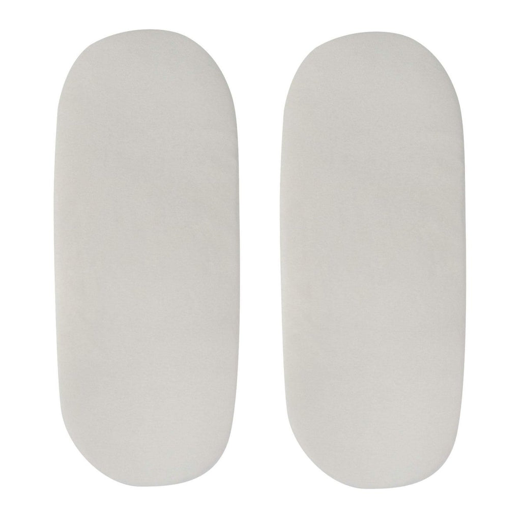 Moses Basket Jersey Fitted Sheet 100% Cotton - Pack Of 2