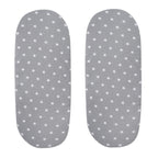 Moses Basket Jersey Fitted Sheet 100% Cotton - Pack Of 2