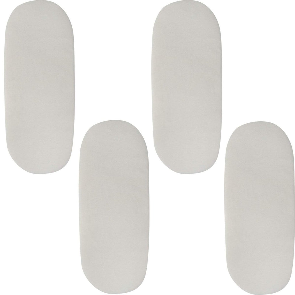 Moses Basket Jersey Fitted Sheet 100% Cotton - Pack Of 4
