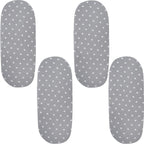 Moses Basket Jersey Fitted Sheet 100% Cotton - Pack Of 4