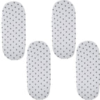 Moses Basket Jersey Fitted Sheet 100% Cotton - Pack Of 4