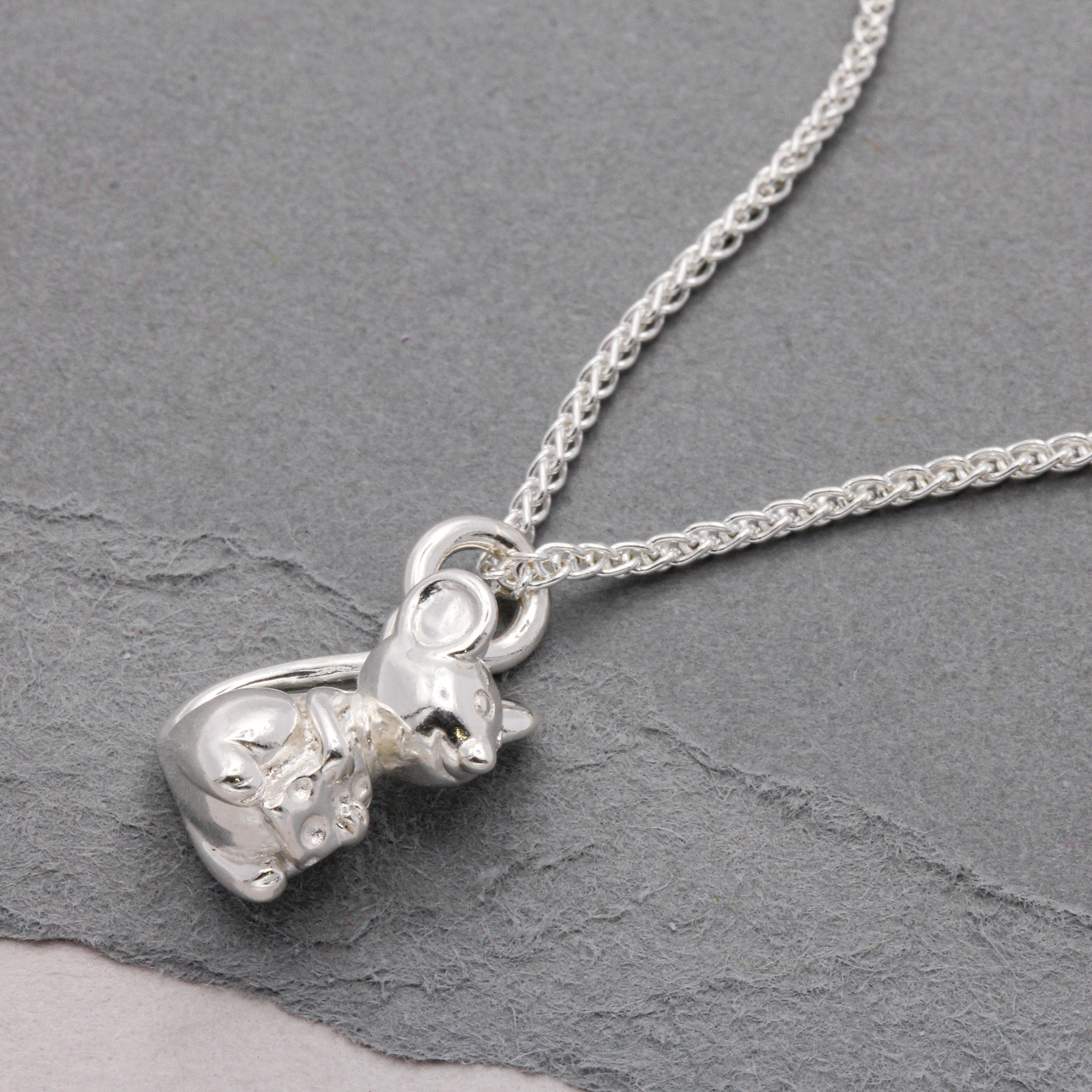 Mouse Silver Charm