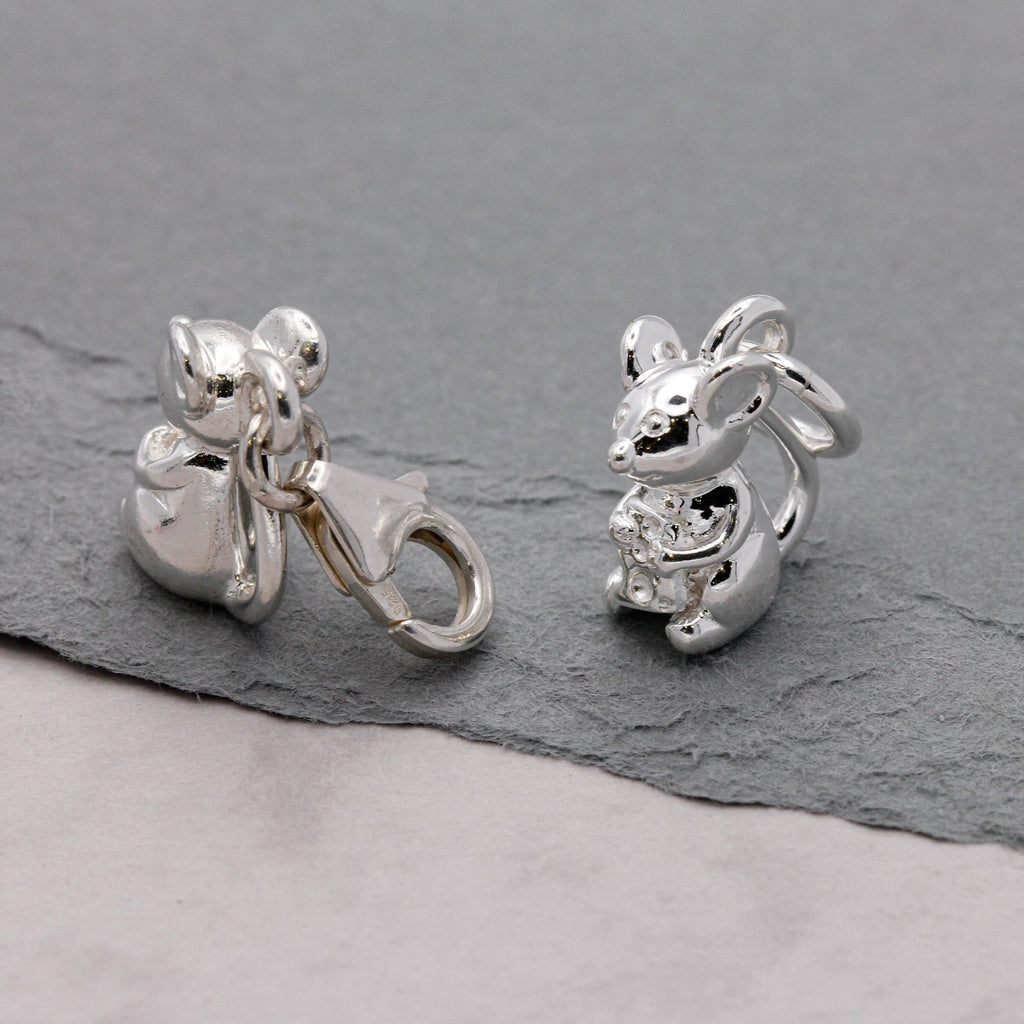Mouse Silver Charm