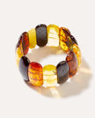 Multicolour Amber Stripe Bracelet