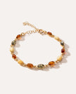 Bracciale ovale in oro multicolore