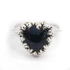 Mother of Flames Gothic Heart Breastmilk Ring