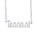 Rock 'N' Roll Personalised Name Necklace