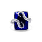 Kraken’s Embrace Blue Stone Ring
