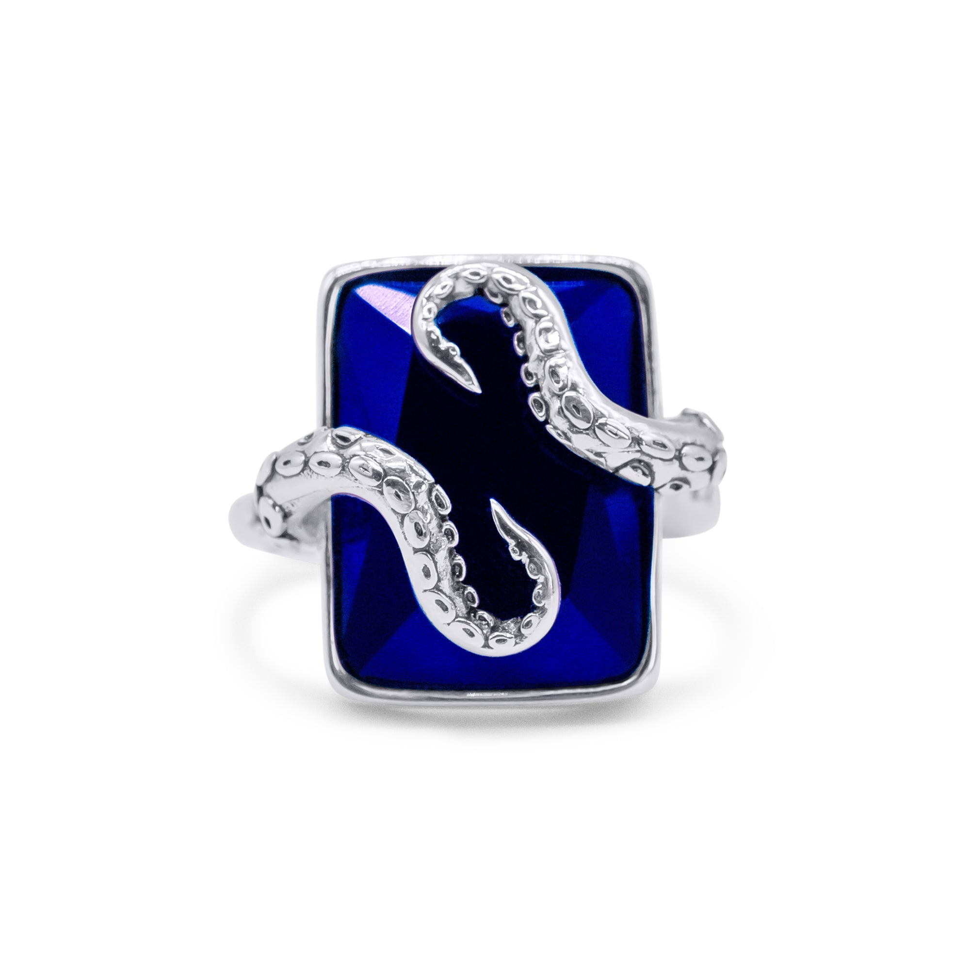 Kraken’s Embrace Blue Stone Ring