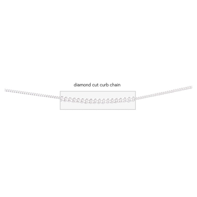 Beginnings Diamond Cut Curb Chain