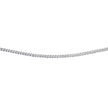 Beginnings Rhodium Plated Diamond Cut Curb Chain 51cm