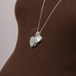 Beginnings Large Silver Heart Locket