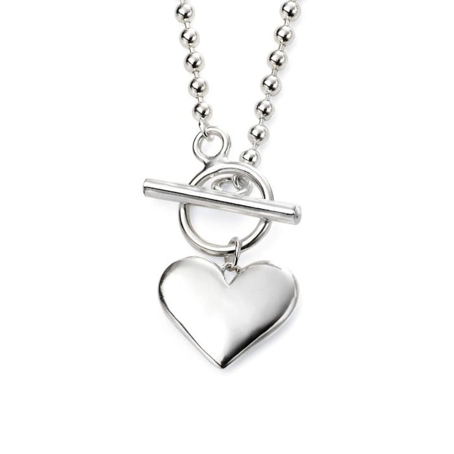 Beginnings Ball Chain Necklace with Heart Tag