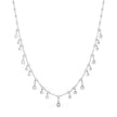 Diamonfire Multi Drop Zirconia Necklace