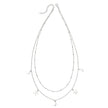 Beginnings Star and Moon Double Row Necklace