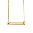 Beginnings Engravable Bar Necklace