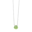 Beginnings Teardrop Green Chalcedony Necklace
